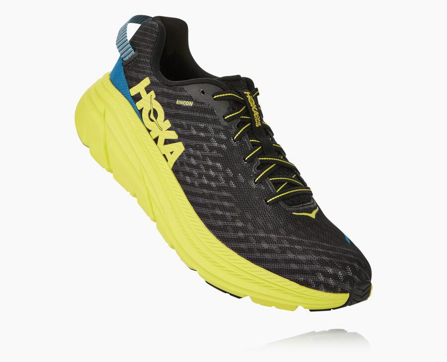 Hoka One One Hardloopschoenen Heren - Rincon - Zwart/Groen - XS4029351